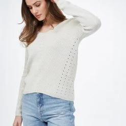 Tentree Highline Cotton Light V-Neck Sweater