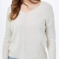 Tentree Highline Cotton Light V-Neck Sweater