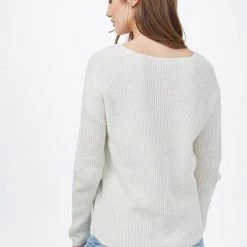 Tentree Highline Cotton Light V-Neck Sweater