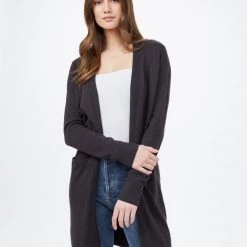 Tentree Highline Cotton Sage Cardigan Sweaters & Cardigans