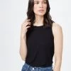 Tentree Women Ribbed High Neck Tank
