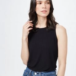 Tentree Women Ribbed High Neck Tank