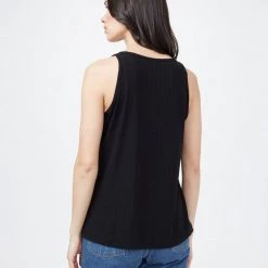 Tentree Women Ribbed High Neck Tank