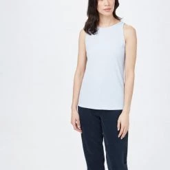 Tentree Women Ribbed High Neck Tank