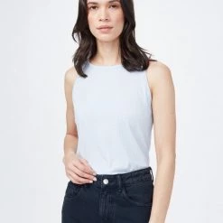 Tentree Women Ribbed High Neck Tank