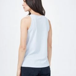 Tentree Women Ribbed High Neck Tank