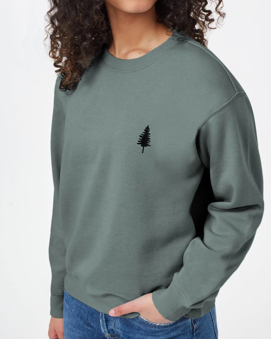 Tentree TreeFleece Golden Spruce Crew Women 13 Tentree TreeFleece Golden Spruce Crew Women