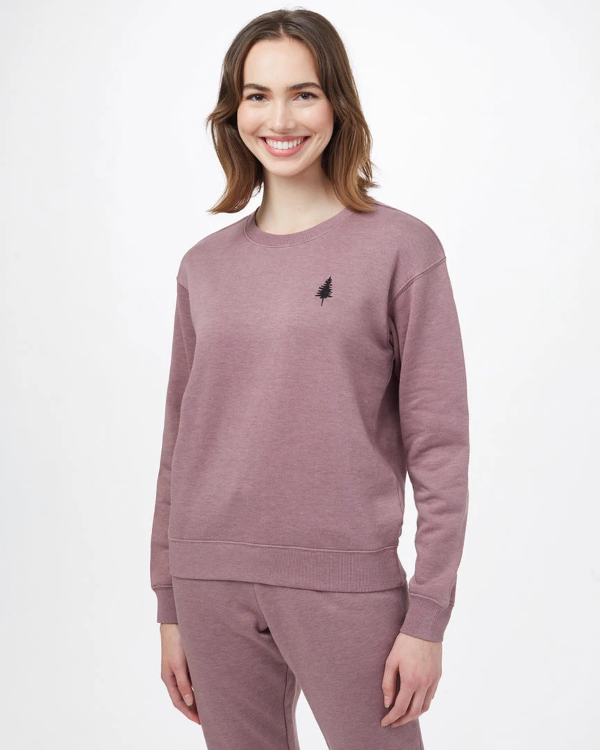 Tentree TreeFleece Golden Spruce Crew Women 4 Tentree TreeFleece Golden Spruce Crew Women