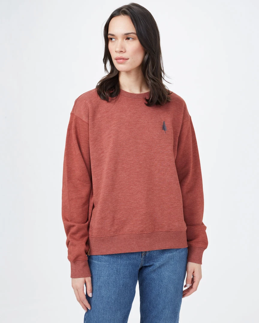 Tentree TreeFleece Golden Spruce Crew Women 10 Tentree TreeFleece Golden Spruce Crew Women