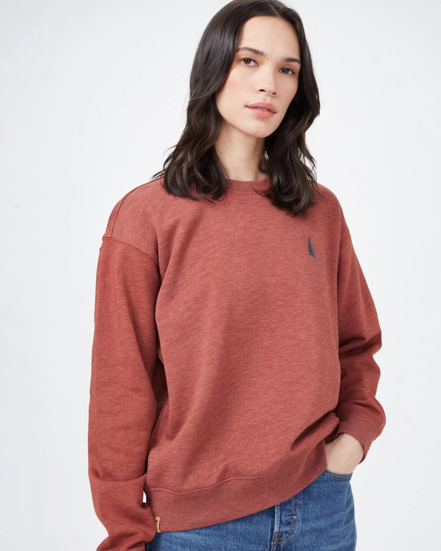 Tentree TreeFleece Golden Spruce Crew Women 11 Tentree TreeFleece Golden Spruce Crew Women