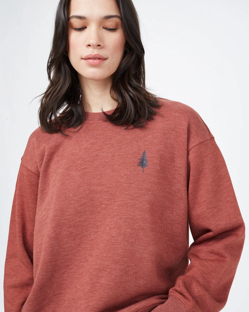 Tentree TreeFleece Golden Spruce Crew Women 28 Tentree TreeFleece Golden Spruce Crew Women