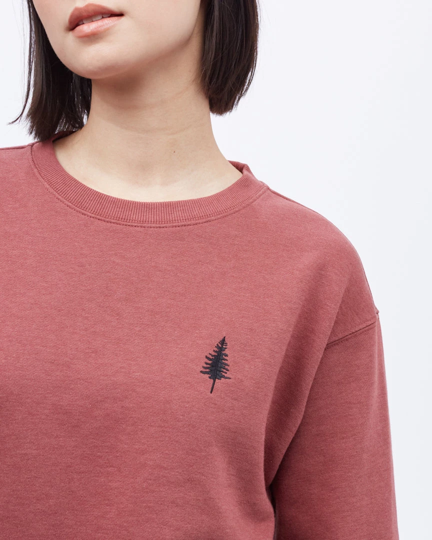 Tentree TreeFleece Golden Spruce Crew Women 34 Tentree TreeFleece Golden Spruce Crew Women