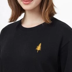 Tentree TreeFleece Golden Spruce Crew Women 75 Tentree TreeFleece Golden Spruce Crew Women