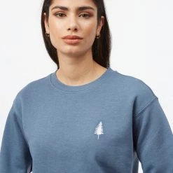 Tentree TreeFleece Golden Spruce Crew Women 101 Tentree TreeFleece Golden Spruce Crew Women