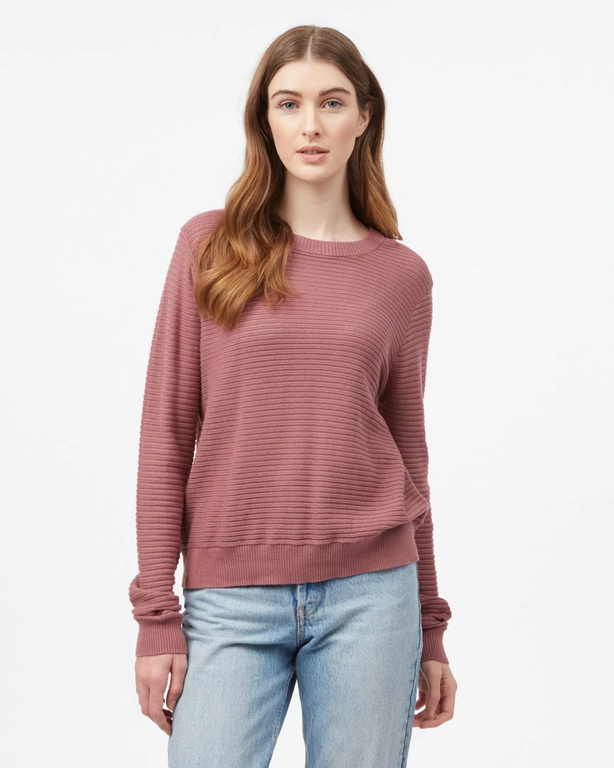 Tentree Highline Cotton Rib Crew Sweater Women 4 Tentree Highline Cotton Rib Crew Sweater Women