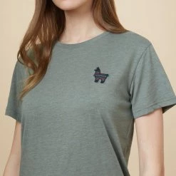 Tentree Peru Embroidered Llama T-shirt Women 21 Tentree Peru Embroidered Llama T-shirt Women