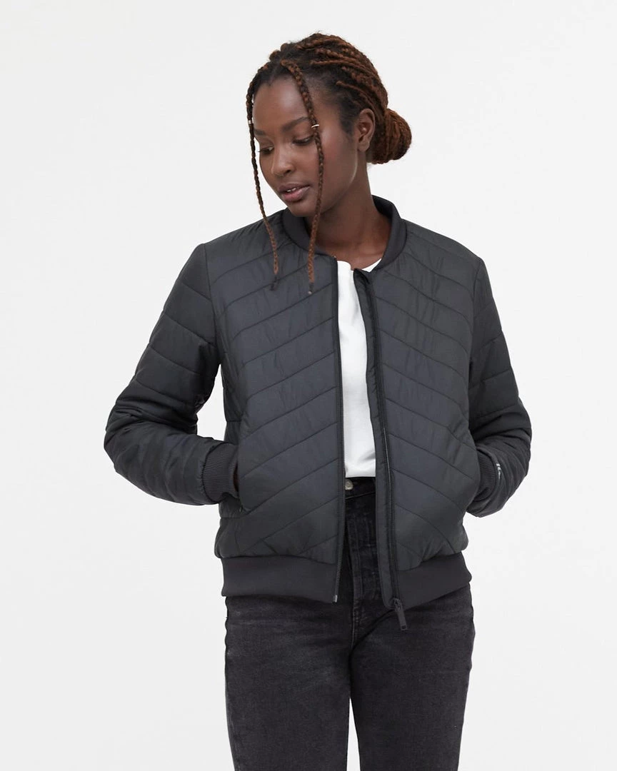Tentree Cloud Shell Bomber Jacket Jackets & Coats 3 Tentree Cloud Shell Bomber Jacket Jackets & Coats