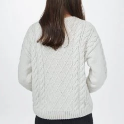 Tentree Women Highline Wool Cable Crew Sweater