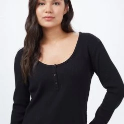 Tentree TreeWaffle Henley Longsleeve Women