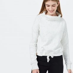 Tentree Speckled Cowl Neck Fleece Women