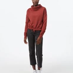 Tentree Speckled Cowl Neck Fleece Women