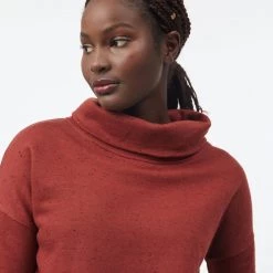 Tentree Speckled Cowl Neck Fleece Women