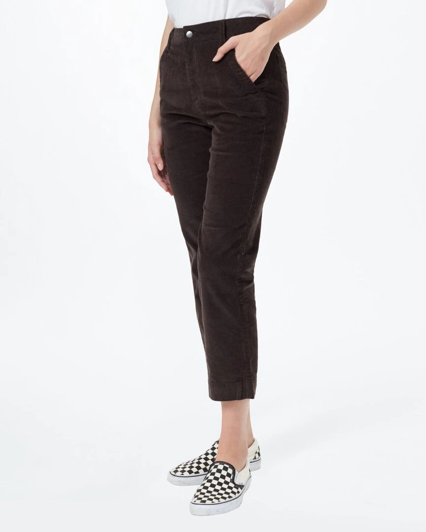 Tentree Women Corduroy Cropped Straight Leg Pant 3 Tentree Women Corduroy Cropped Straight Leg Pant