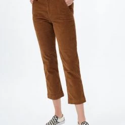 Tentree Women Corduroy Cropped Straight Leg Pant