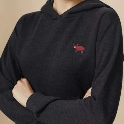 Tentree Sustainable Loungewear Nepal Embroidered Yak Hoodie