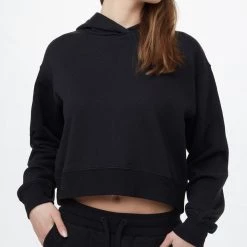Tentree Women Cropped TreeFleece Hoodie