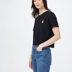Tentree Golden Spruce Crop T-Shirt Women