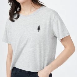 Tentree Golden Spruce Crop T-Shirt Women