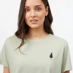 Tentree Golden Spruce Crop T-Shirt Women