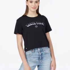 Tentree Earth First Cropped T-Shirt