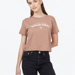 Tentree Earth First Cropped T-Shirt