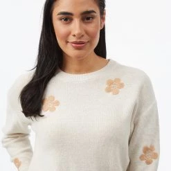 Tentree Embroidered Crew Sweater
