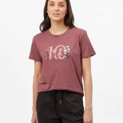 Tentree Floral Logo T-Shirt Women